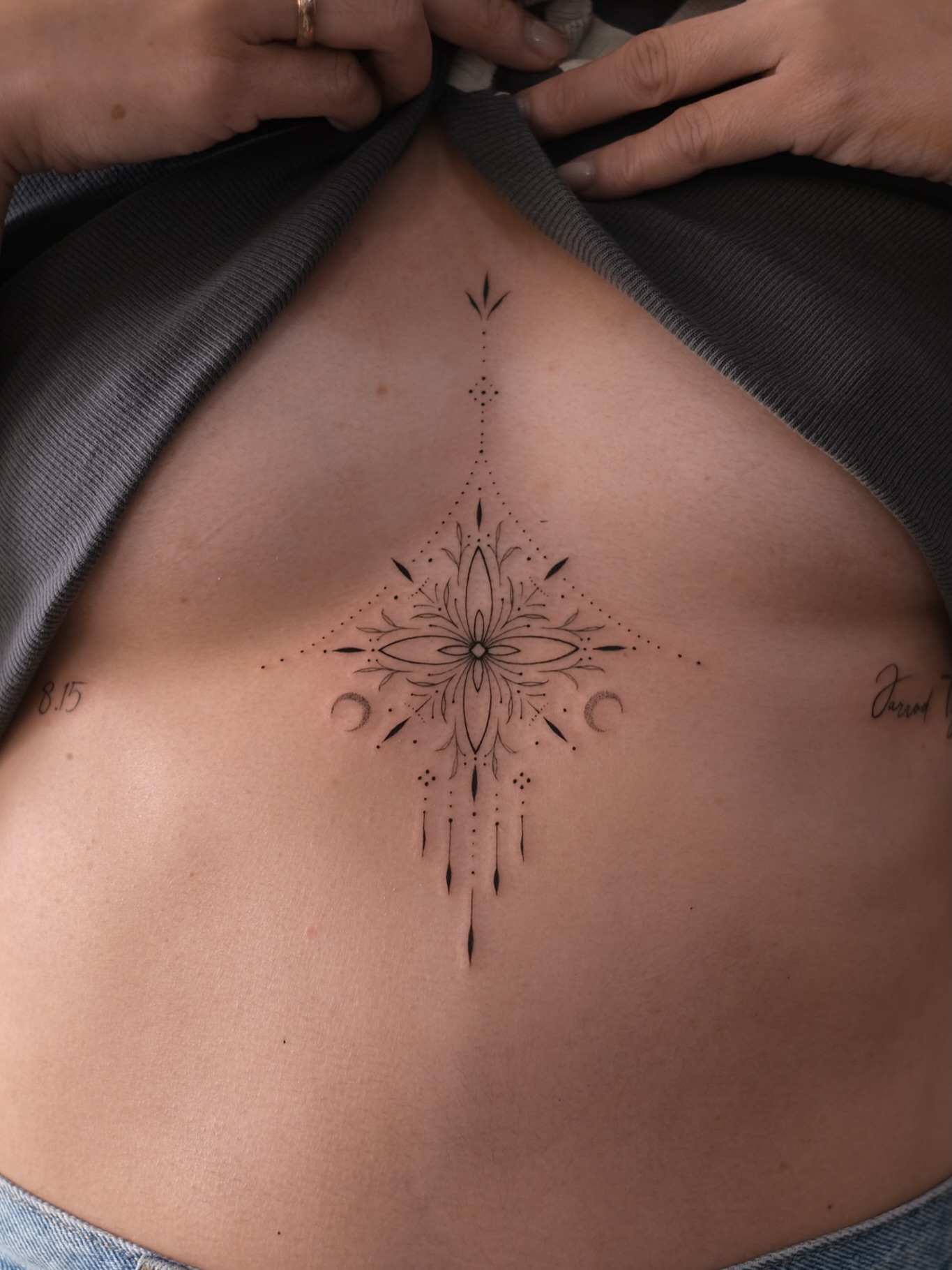 Dotwork Bloom Mandala