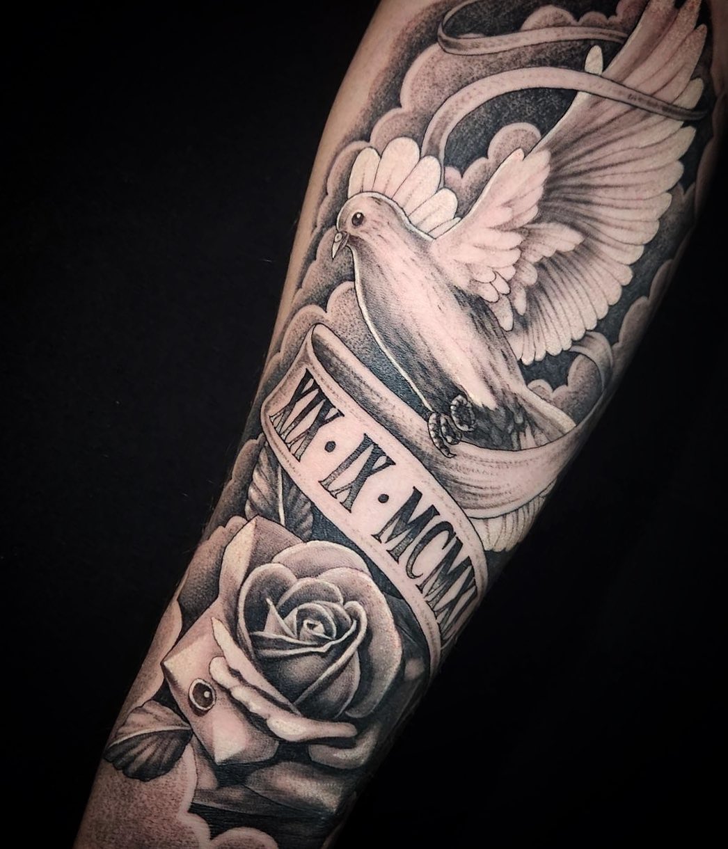 50+ Dove Tattoo Ideas: Symbolism & Stunning Designs
