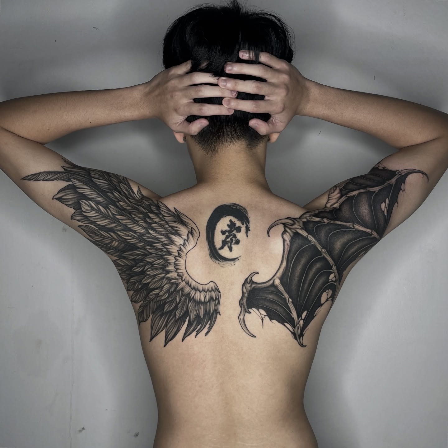 Dual Angel and Demon Wings