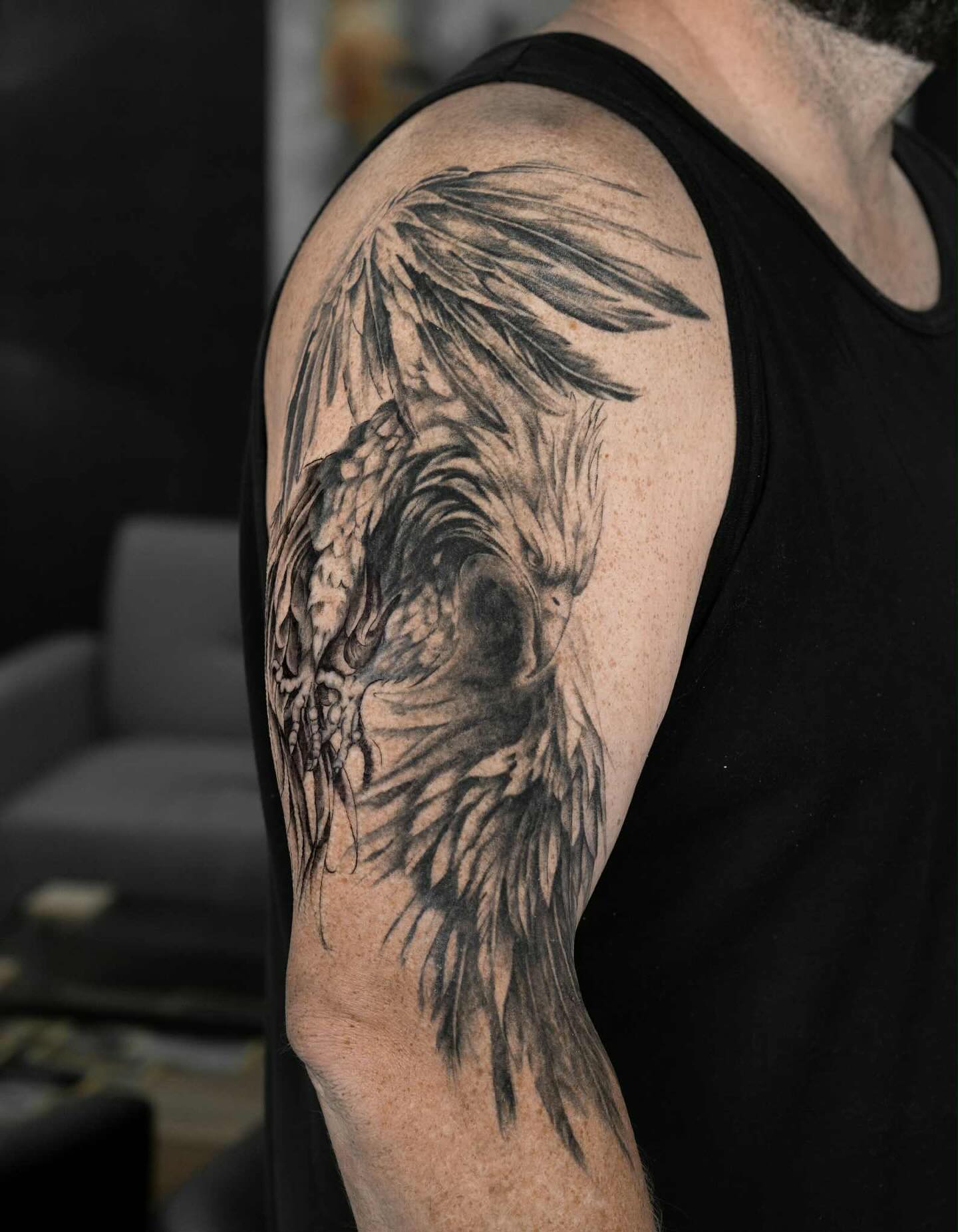 Dynamic Phoenix Tattoo