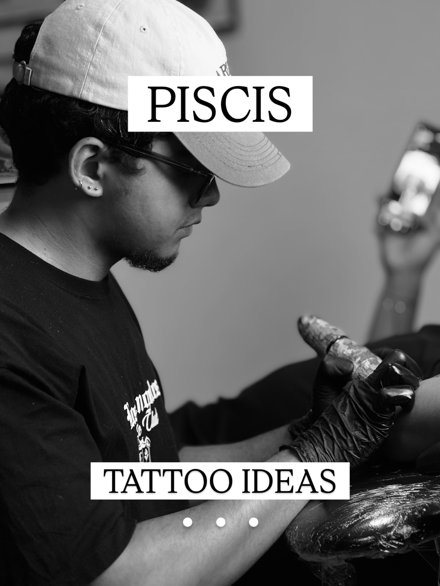 Elegant Zodiac Pisces Tattoo