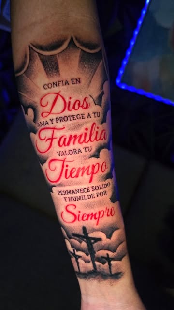 Faith and Family Forearm