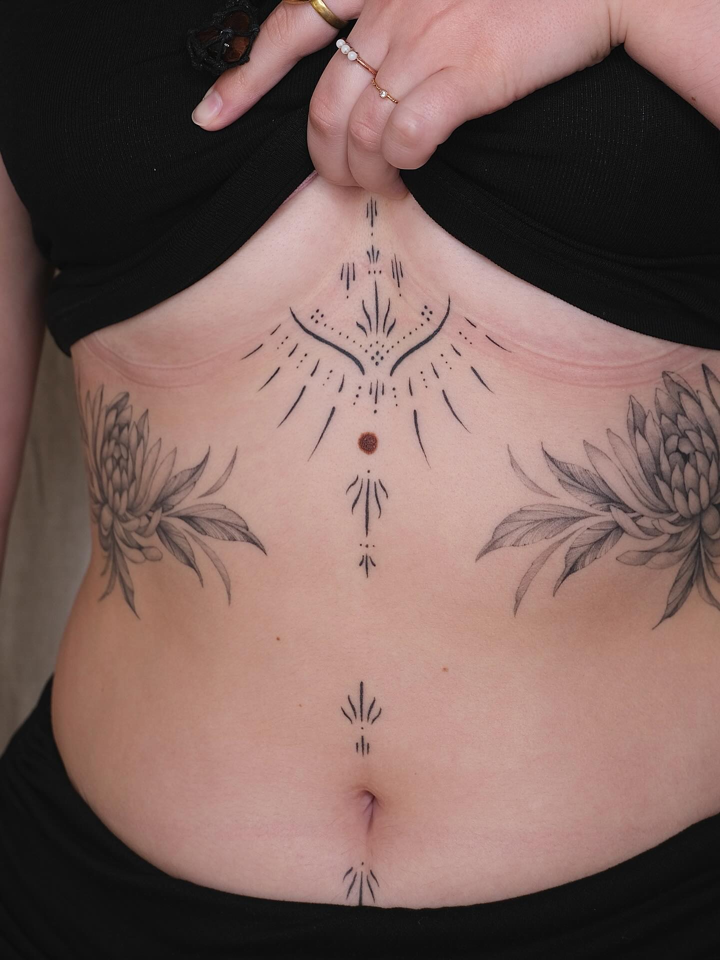 Sternum Mandala Blossoms
