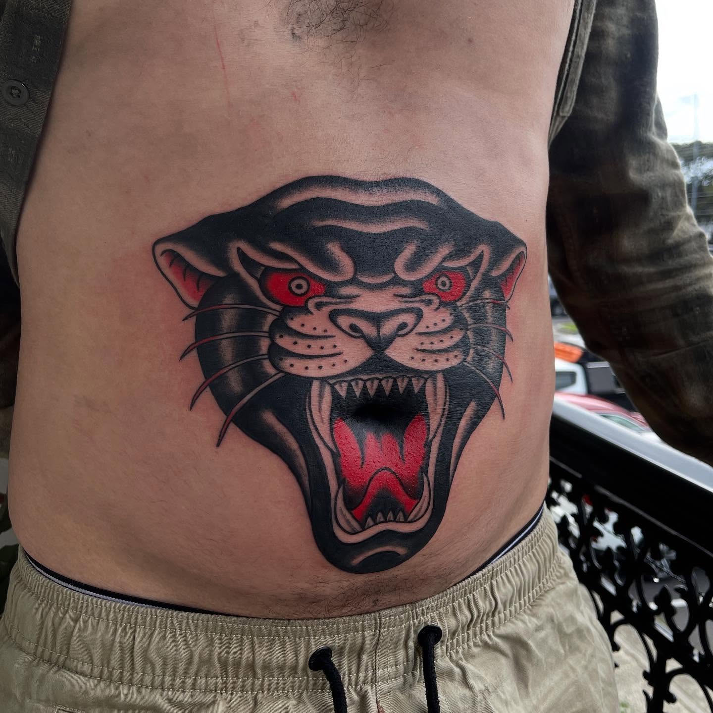 Fierce Panther Head