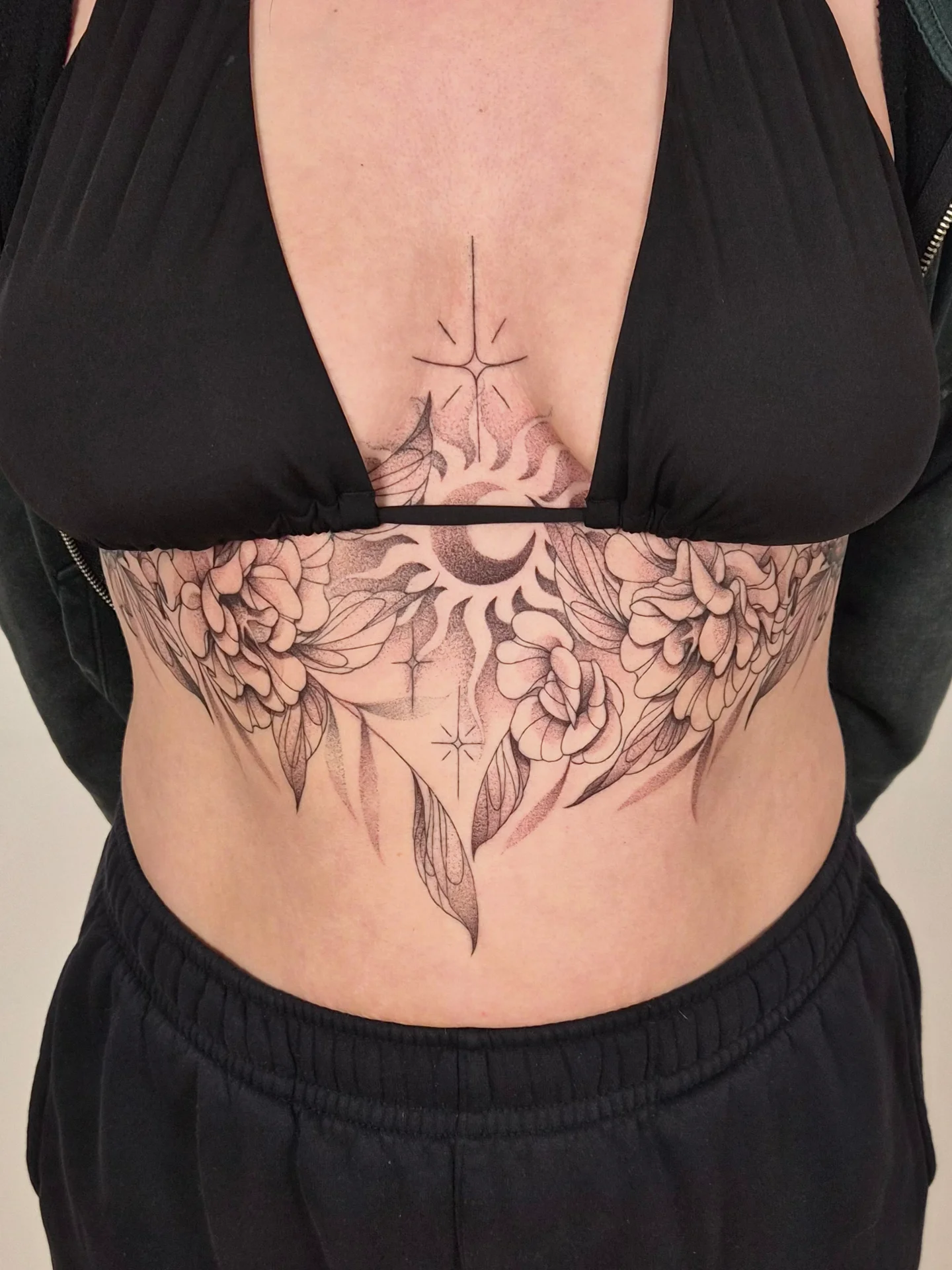 Angel Wings Below Breast