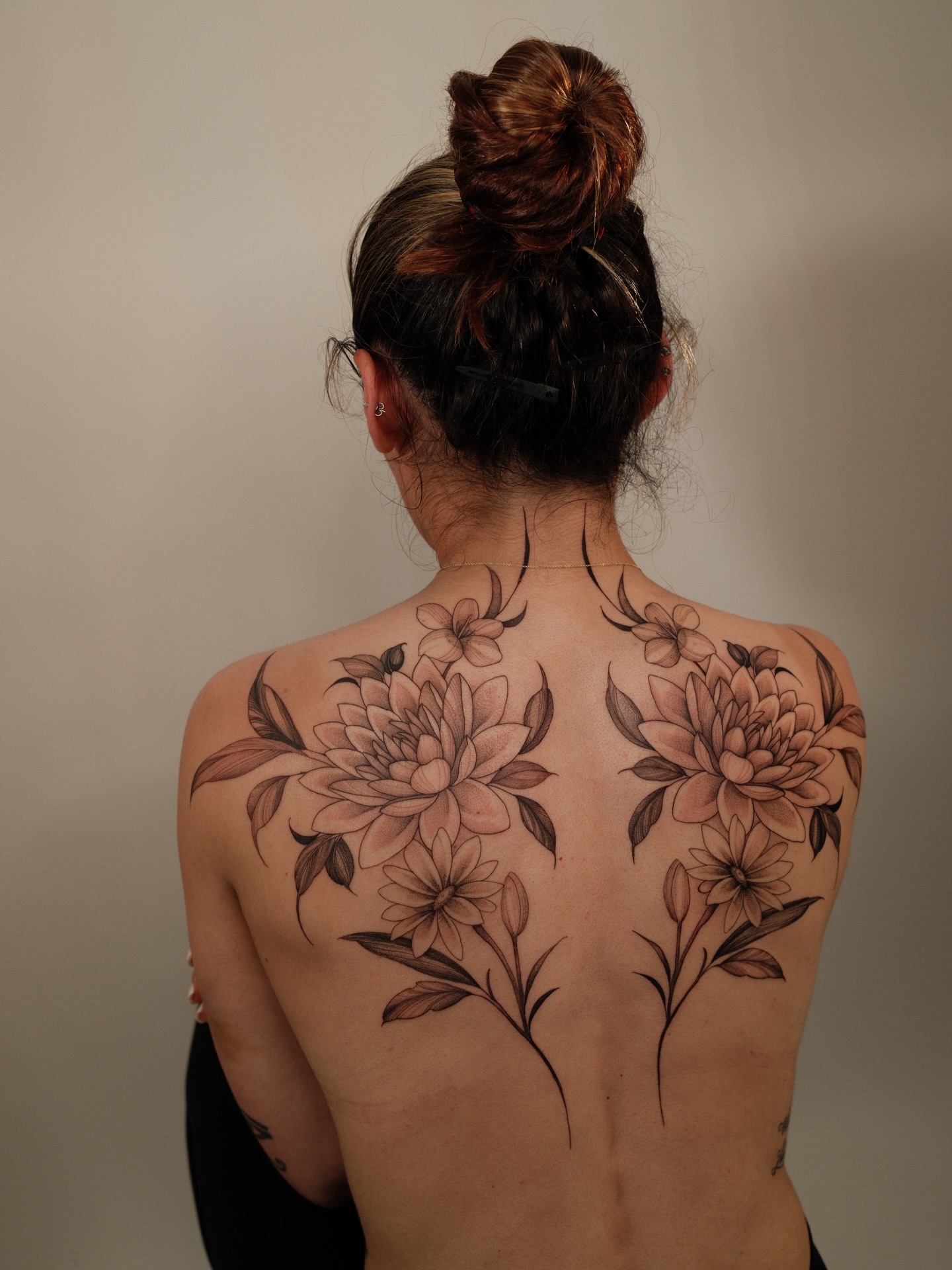Back Floral Bouquet