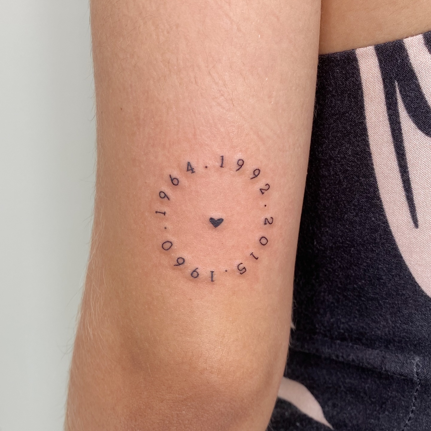 Circle Date Numerals
