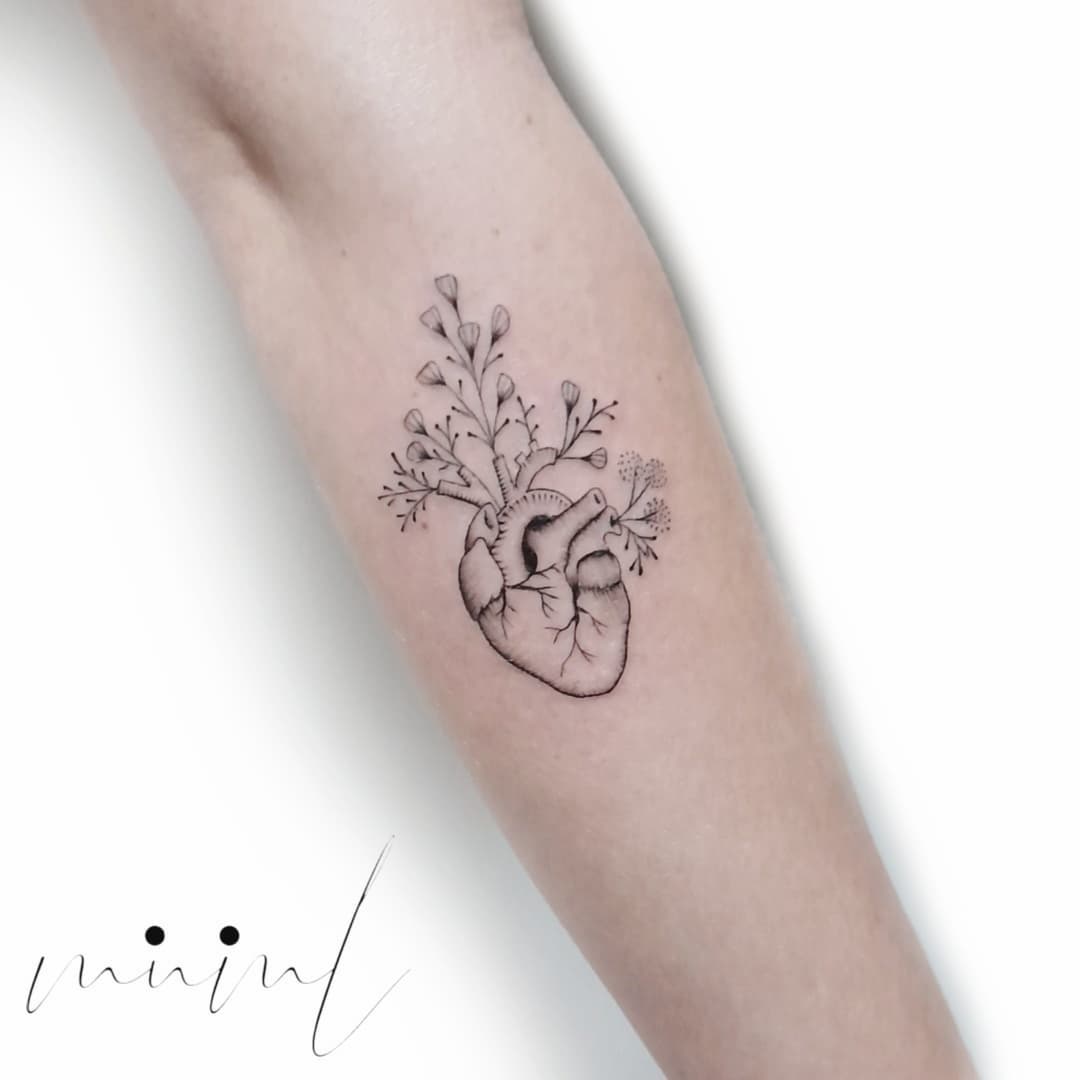 Corazón Botánico Minimal