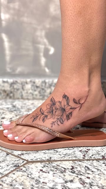Brazal Floral Ankle