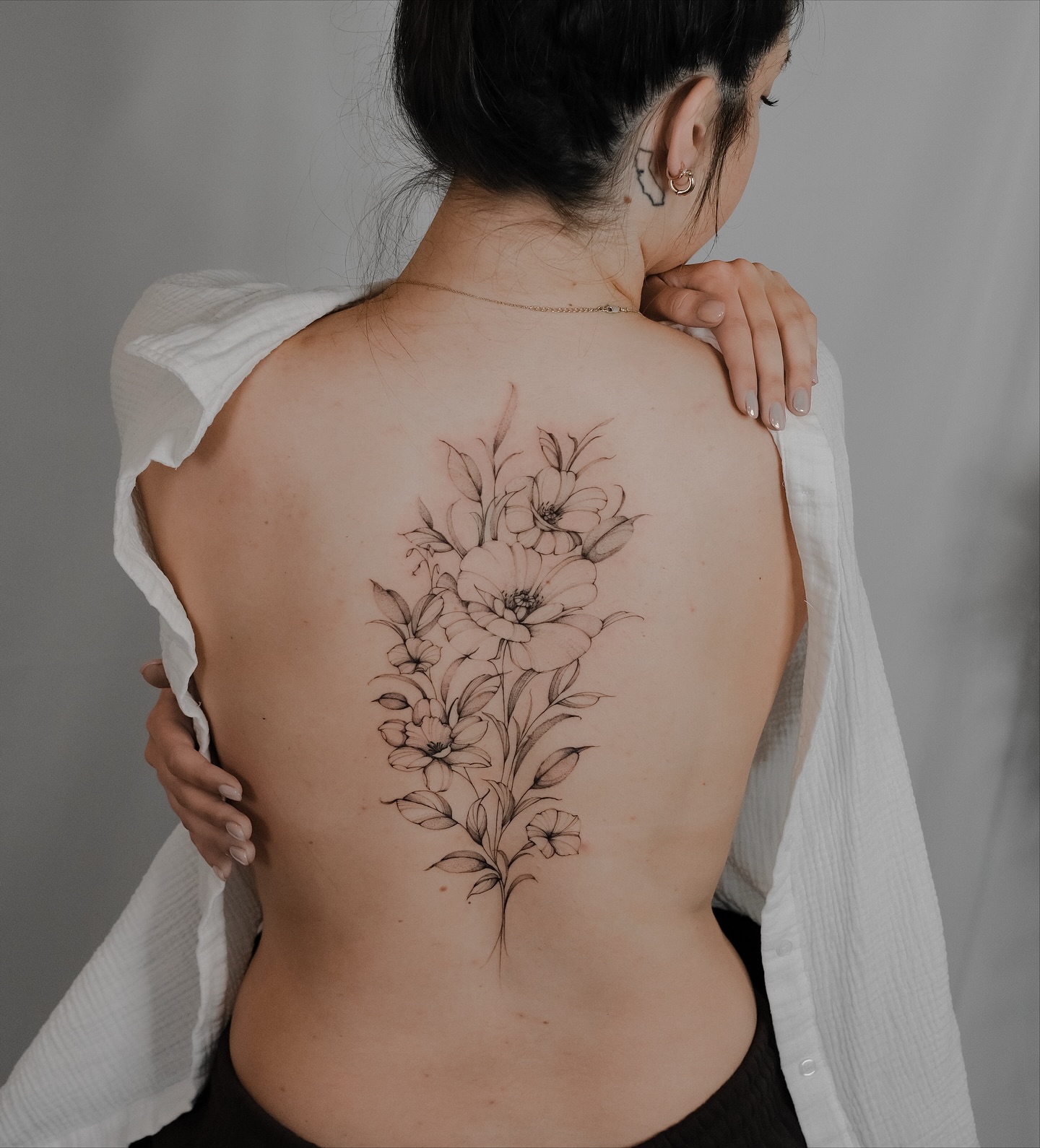 Back Floral Bouquet