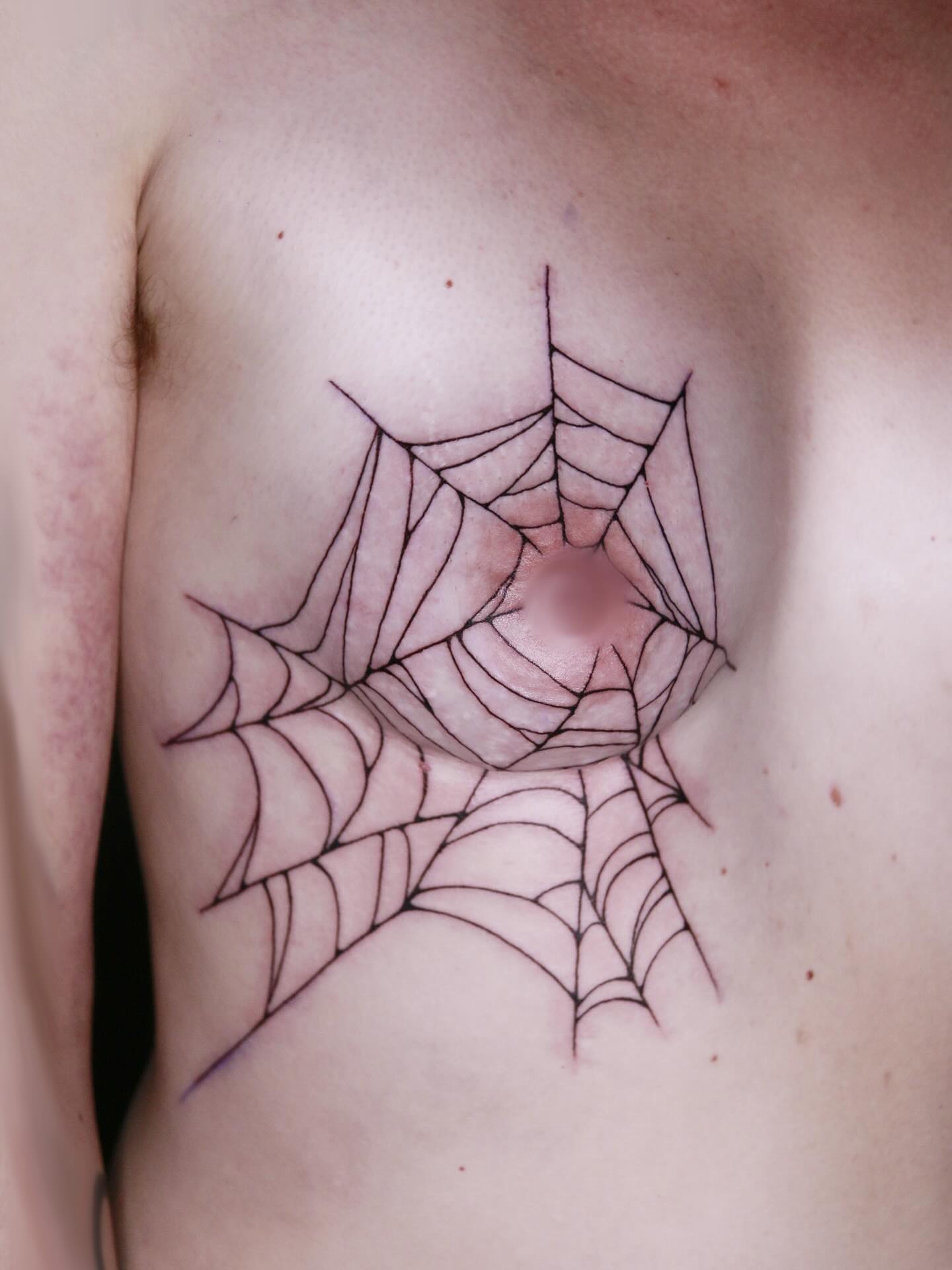 Geometric Breastline Artwork