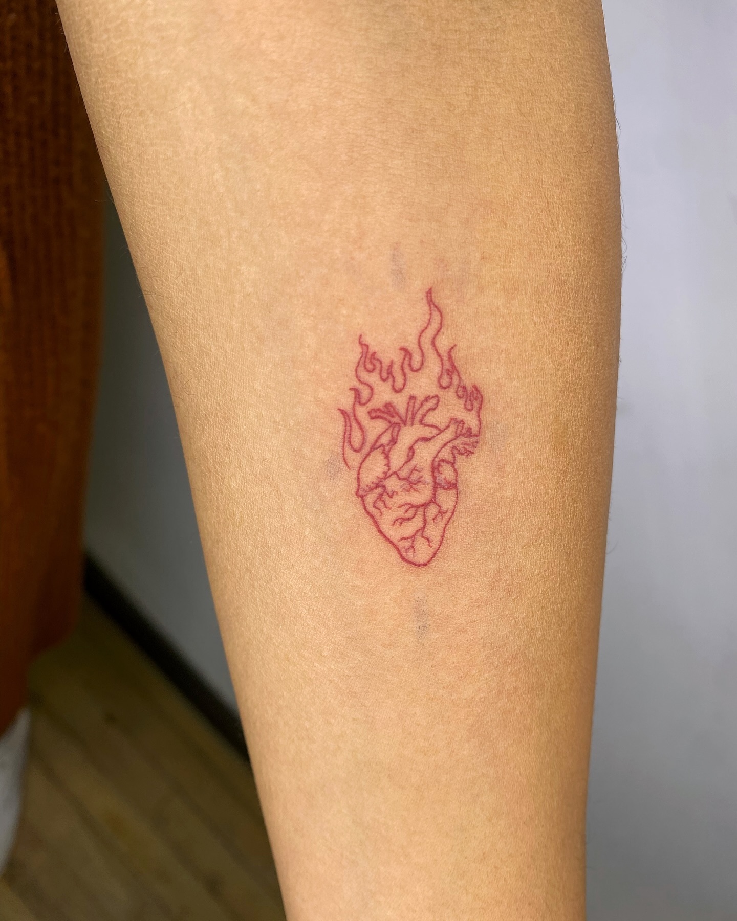 Corazón en llamas