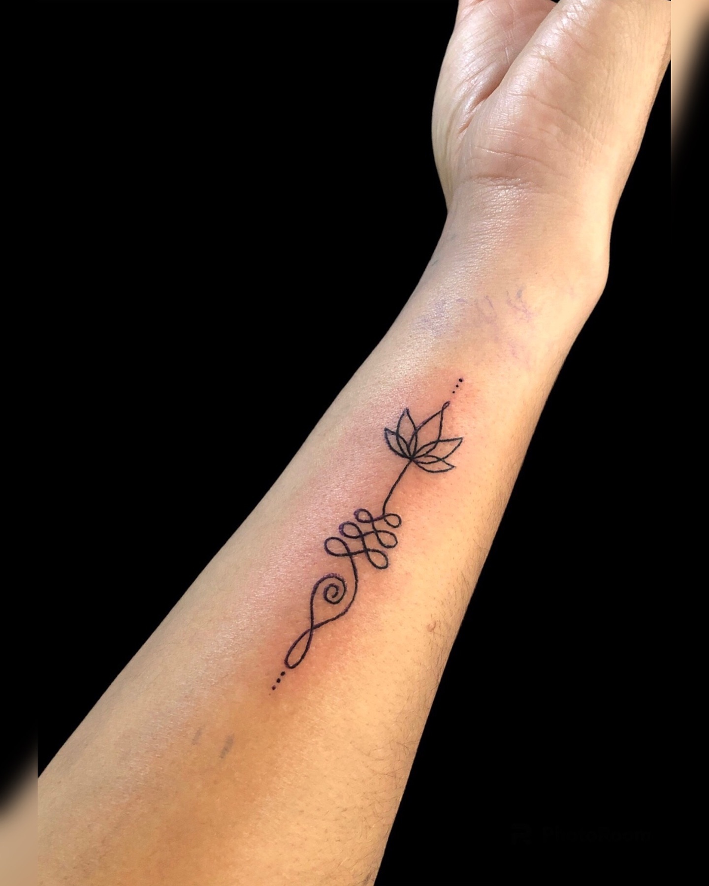 Flor de loto minimalista