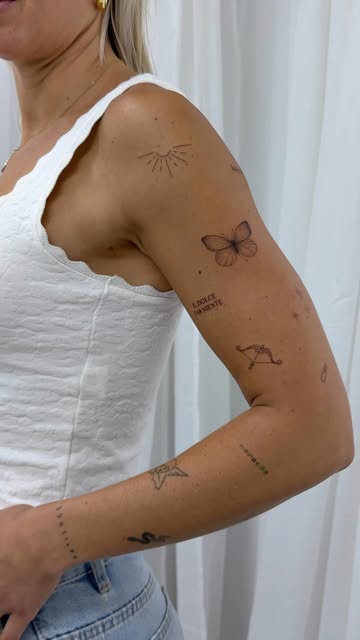 Delicados tatuajes minimalistas