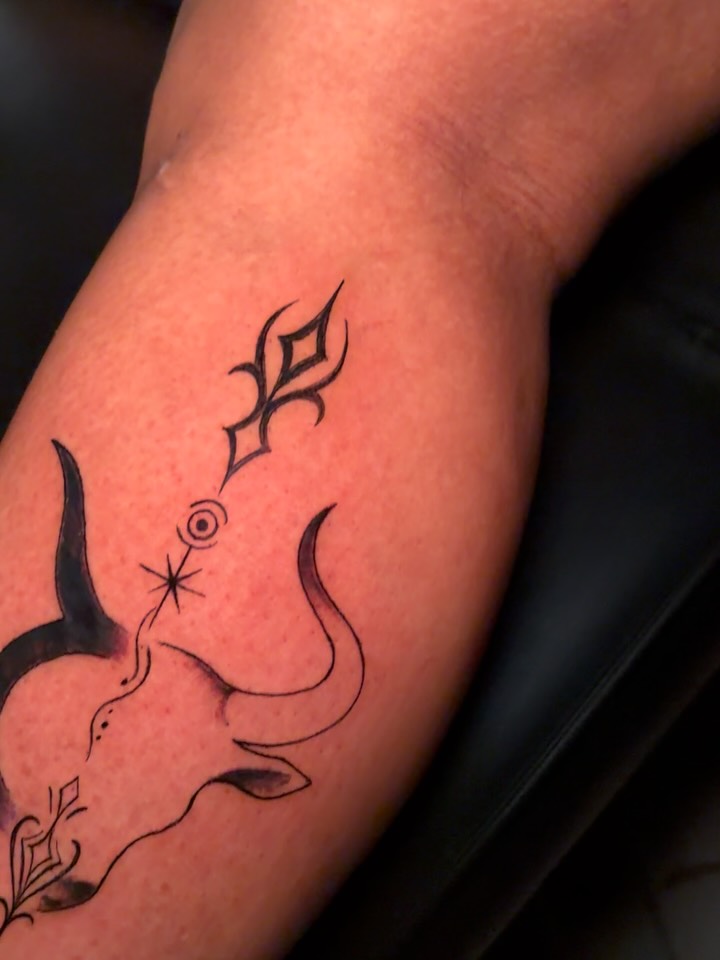 Celestial Taurus Symbol
