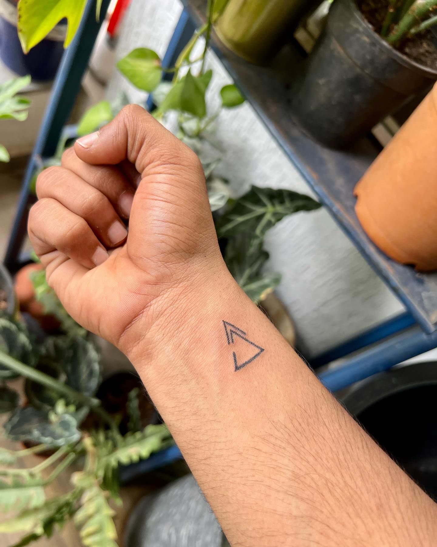 Nested Triangle Symbol