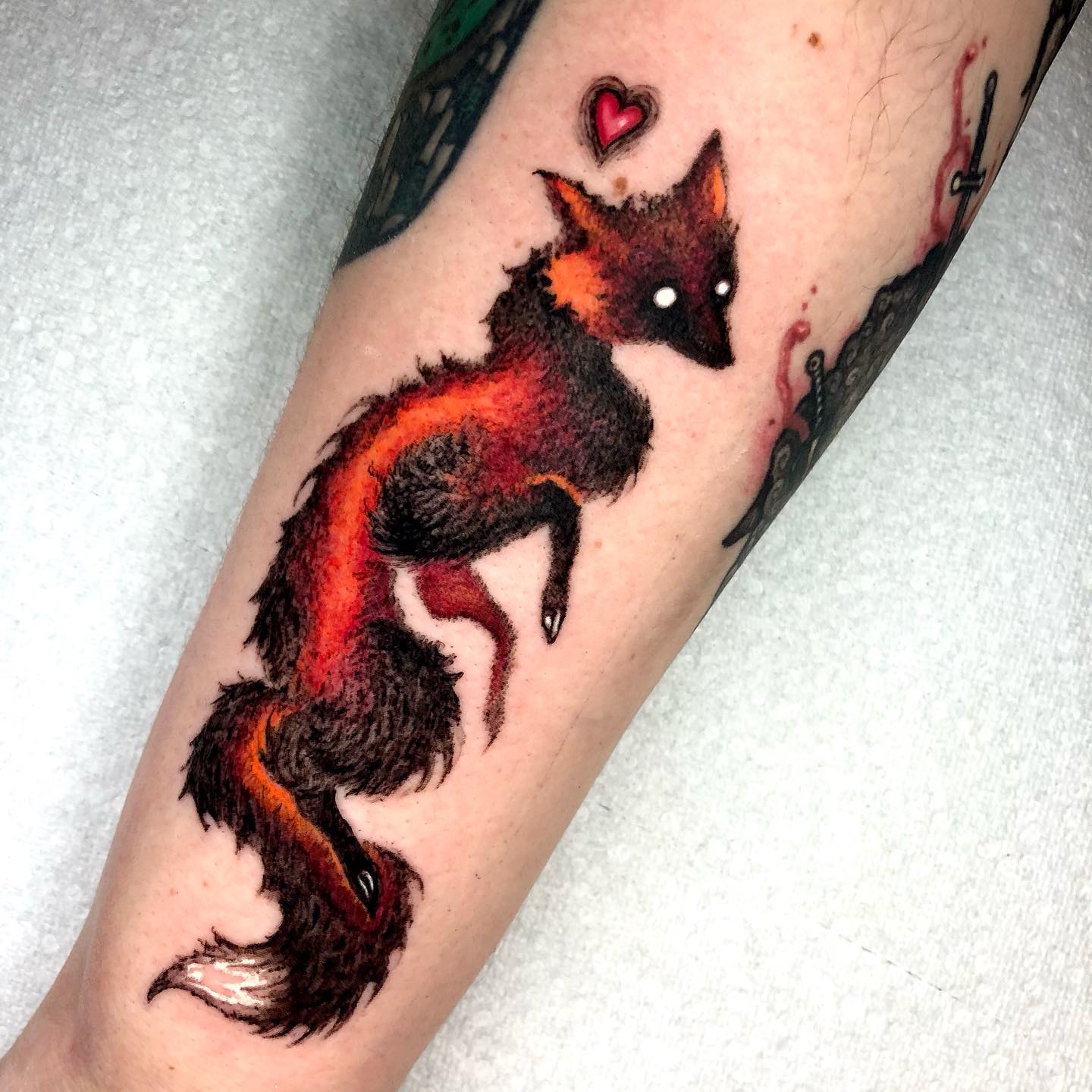 Flame-Red Fox Portrait