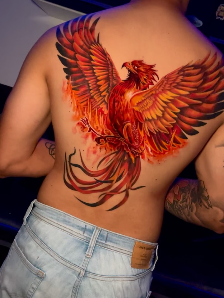 Ave Fénix Flameante