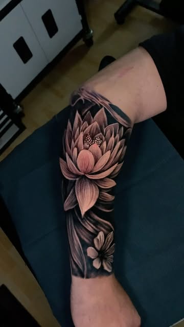 Flor de loto realista