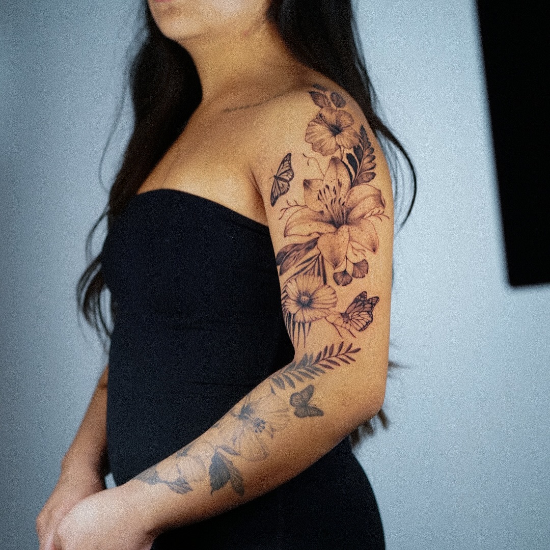 Floral Arm Elegance