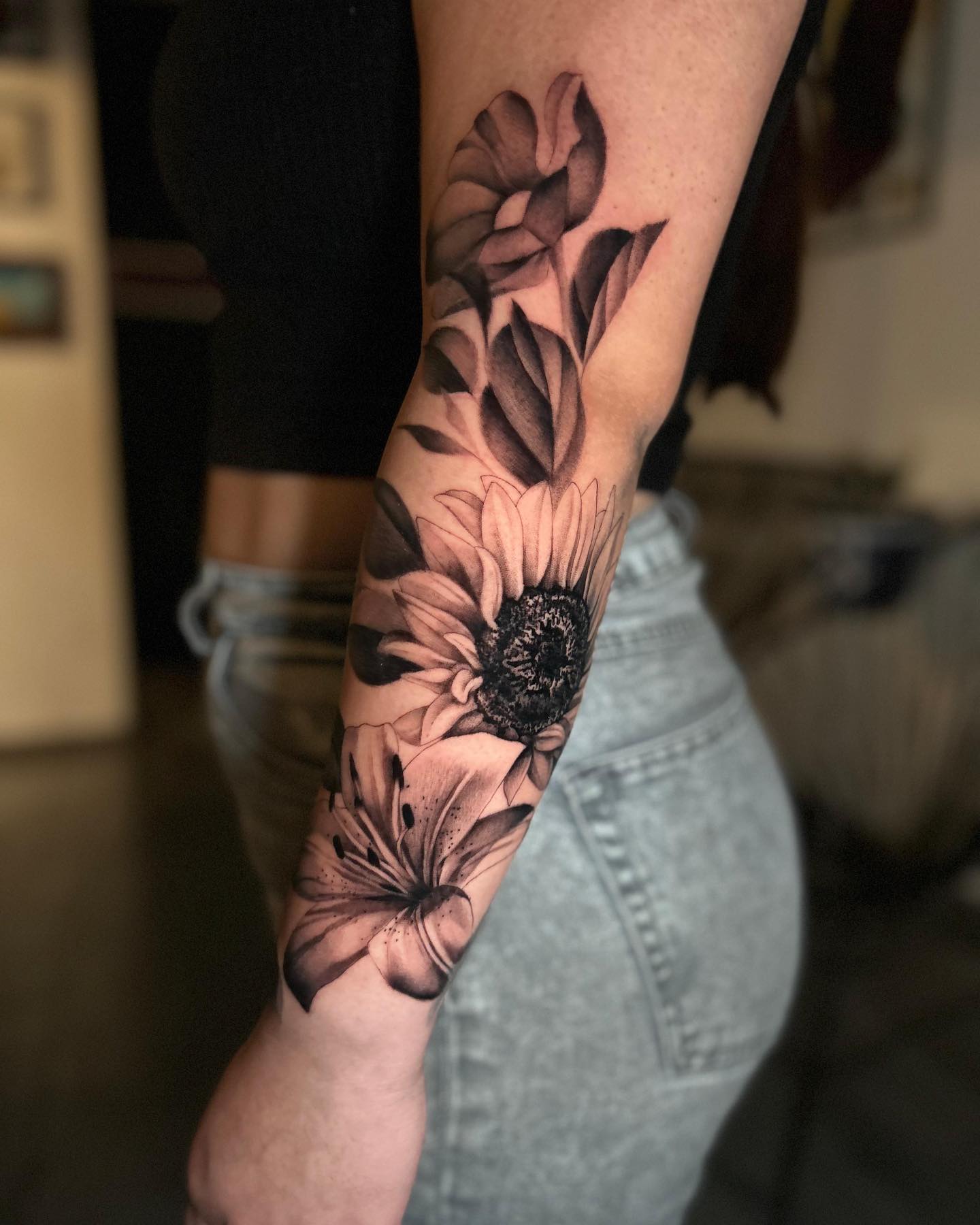 Floral Arm Tattoo