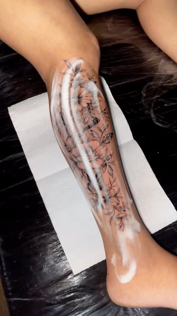 Florales en el antebrazo