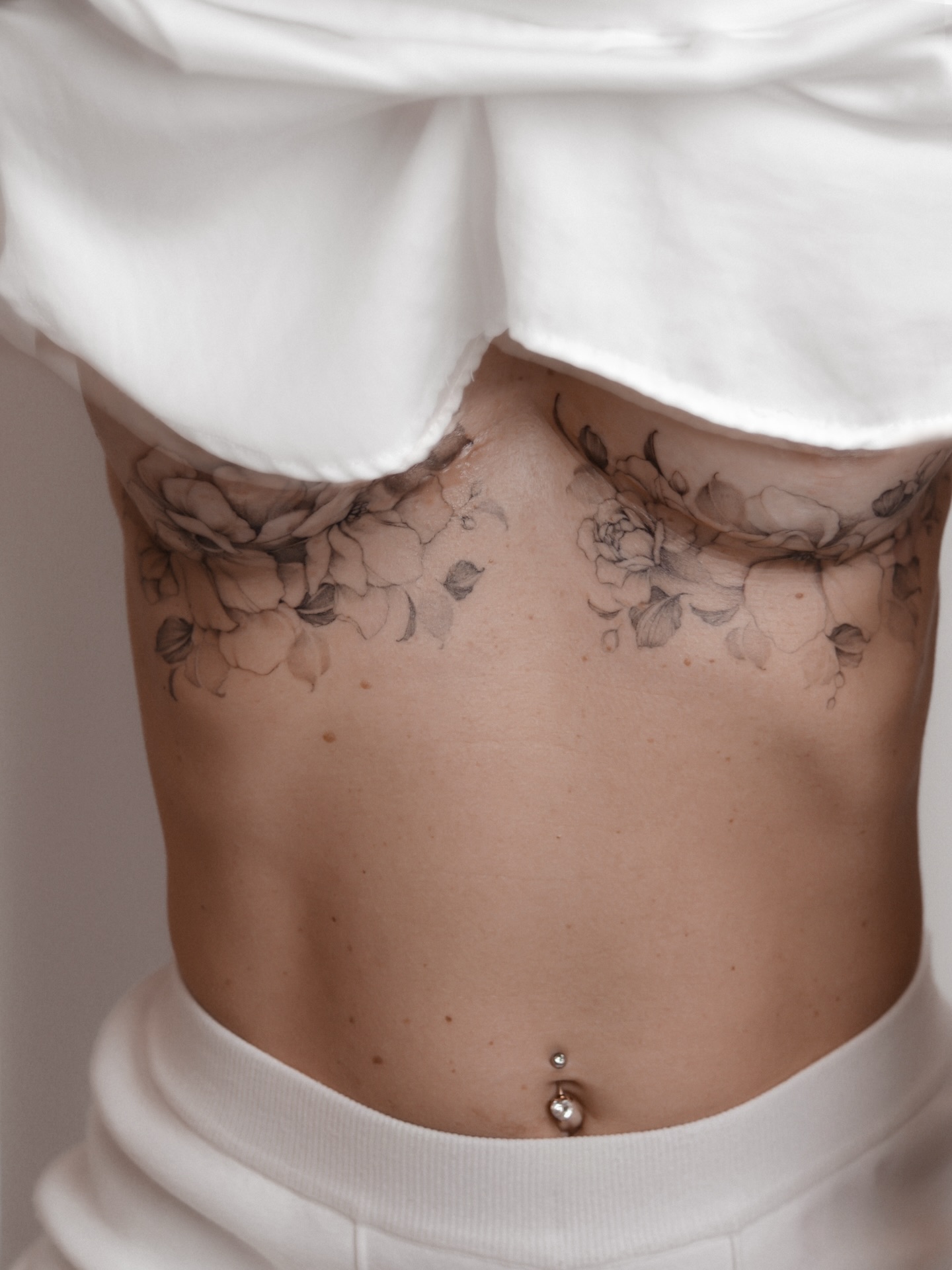 Floral Underbust Branches