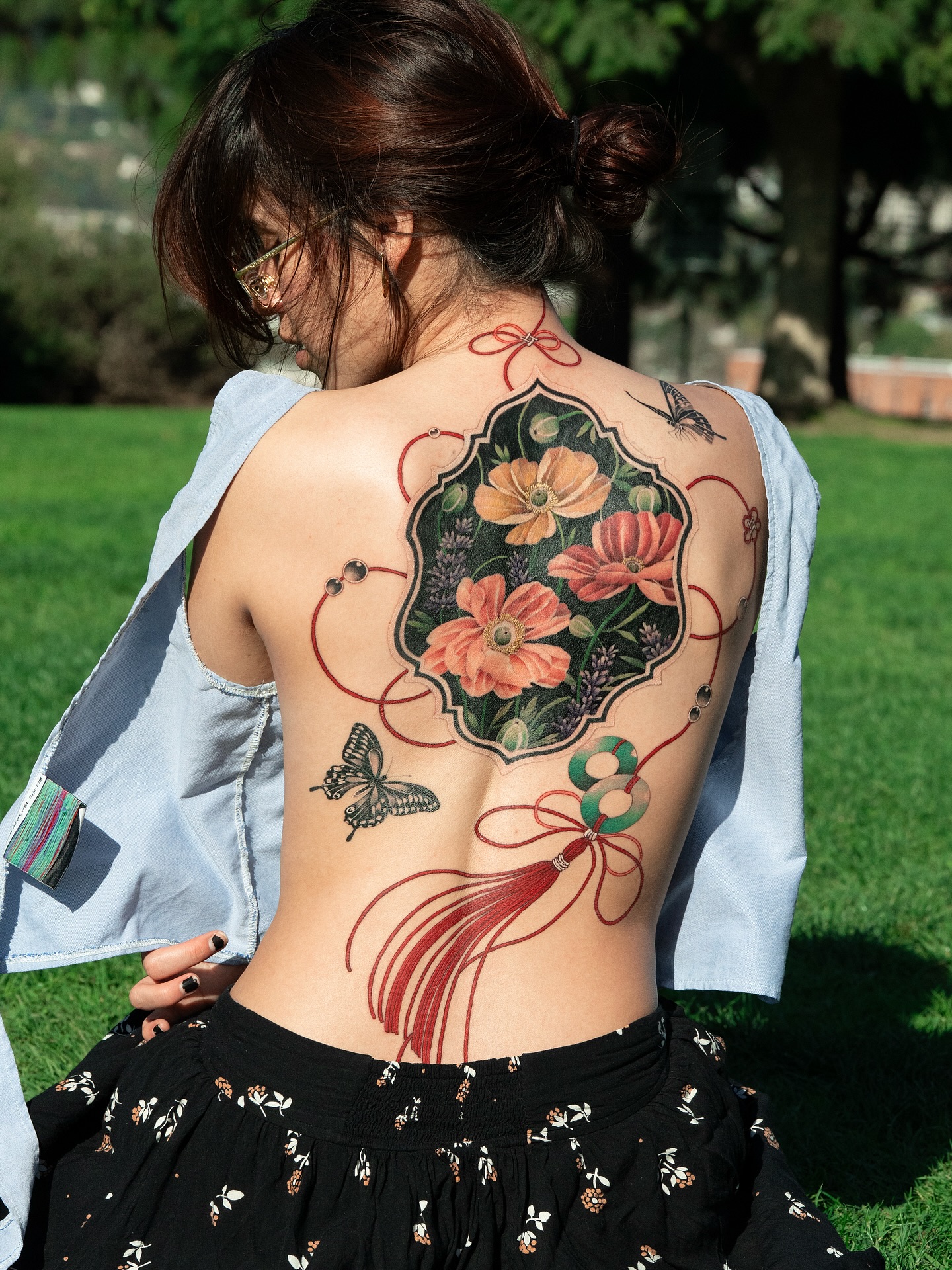 Floral Mandala Backpiece