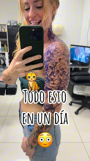 Floral Tiger Arm Sleeve