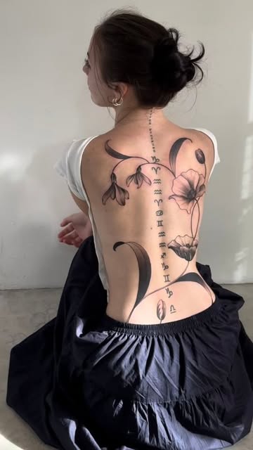 Floral Zodiac Backpiece