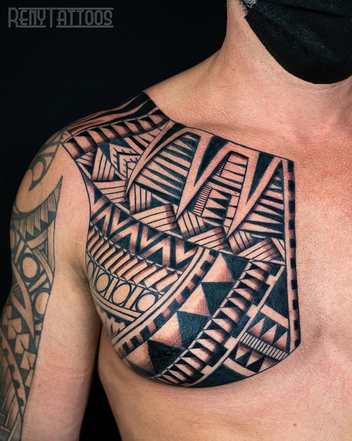 Geometric Chest Shoulder