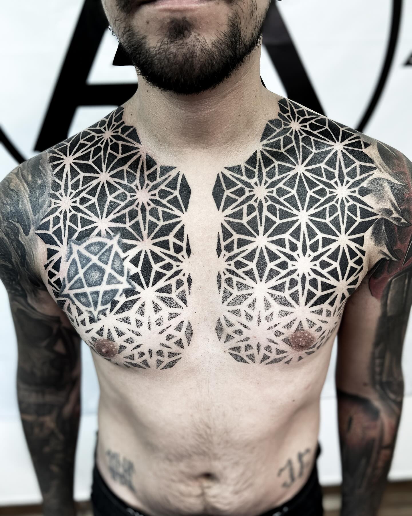 Geometric Chest Pattern