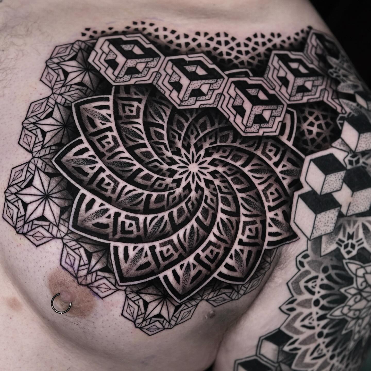 Ornate Geometric Chest