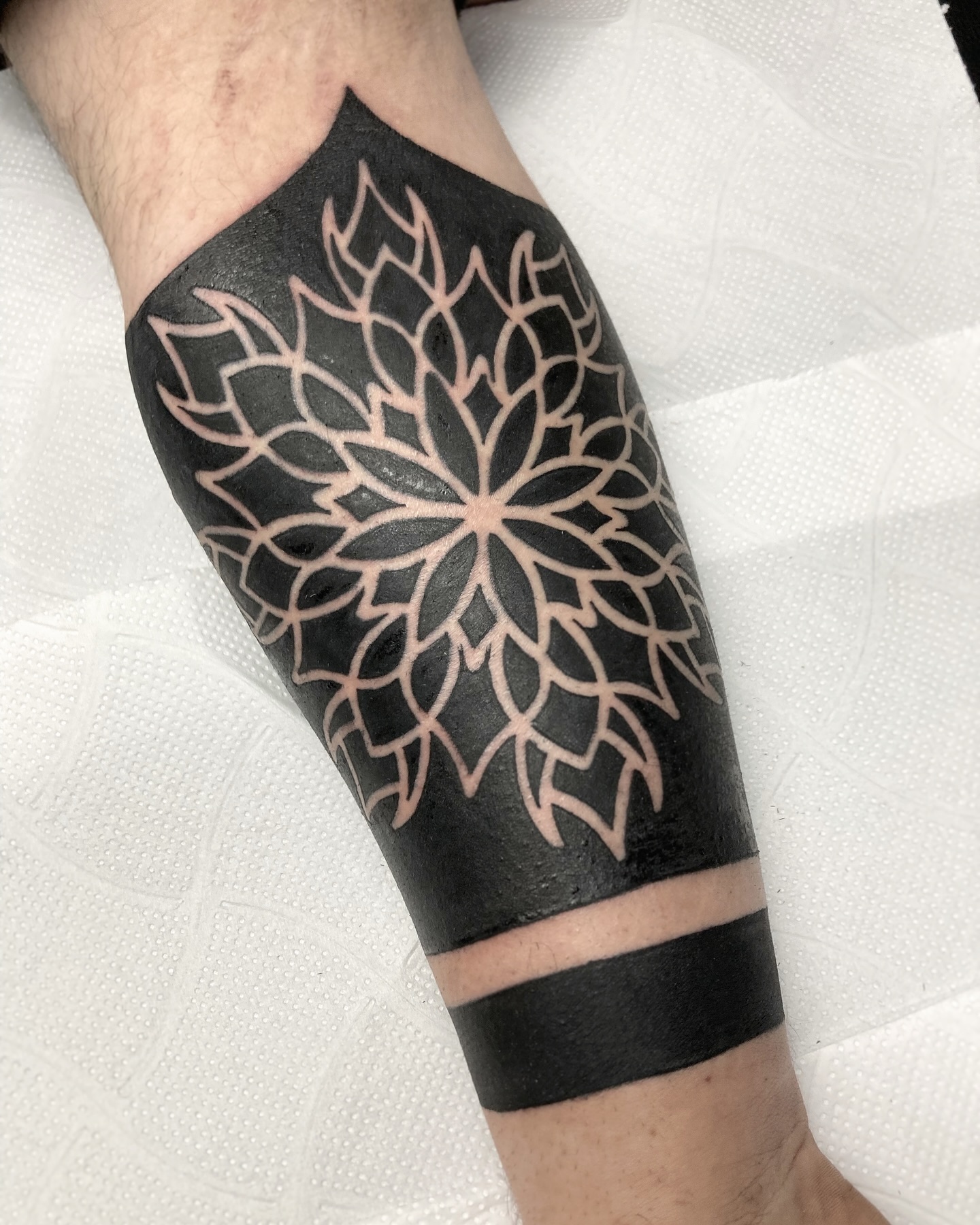 Geometric Negative Space Sleeve
