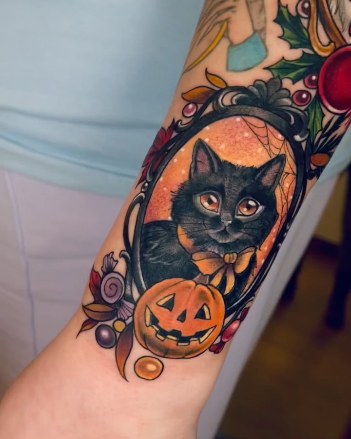 Halloween Cat Portrait