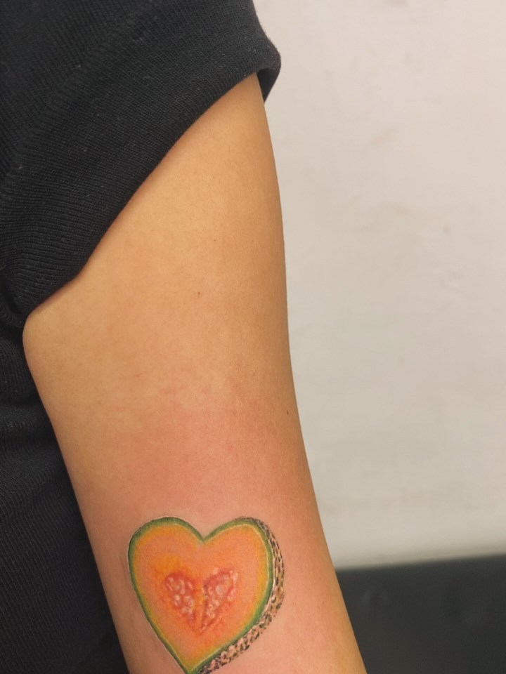 Corazón acuarelado