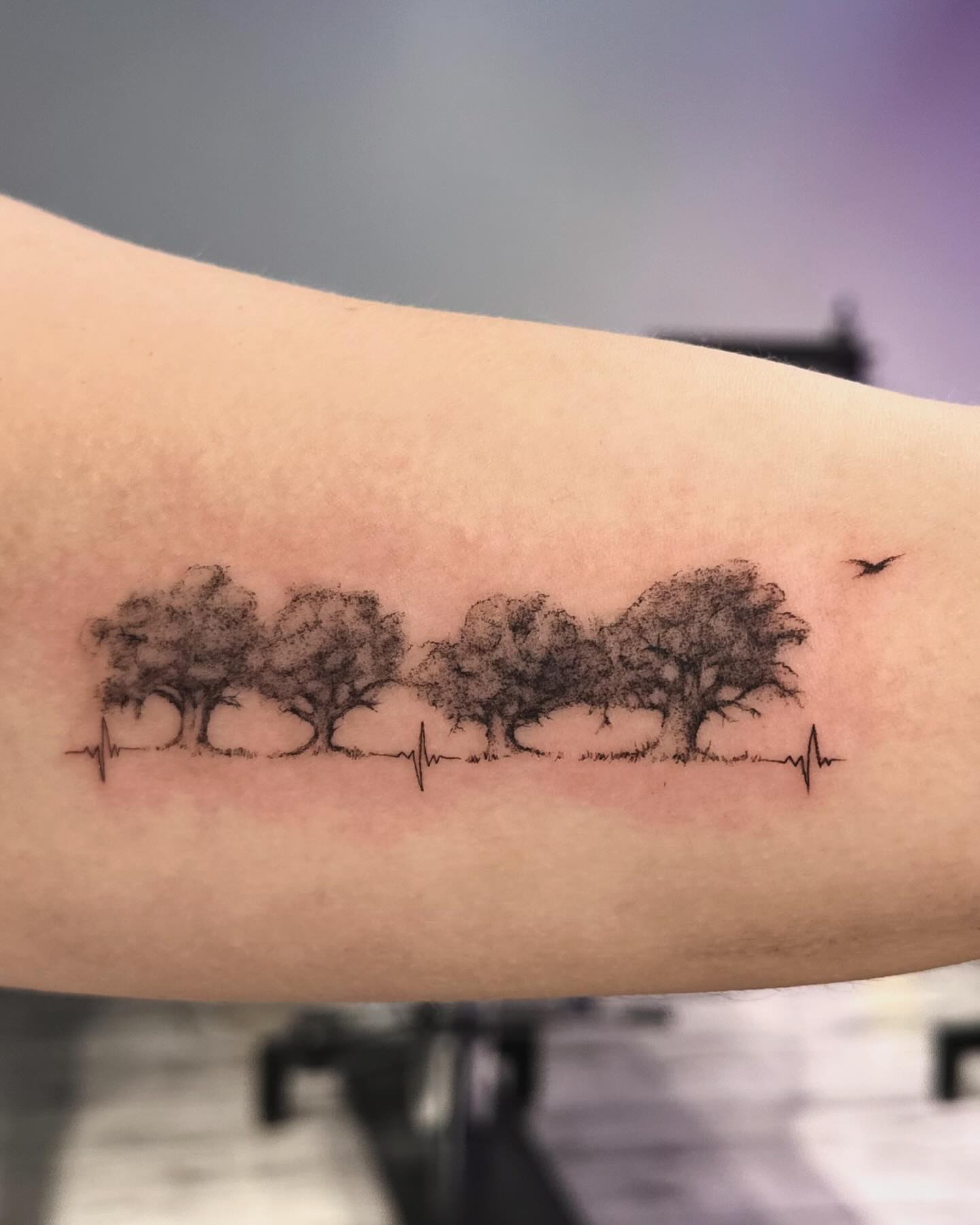Heartbeat Tree Line