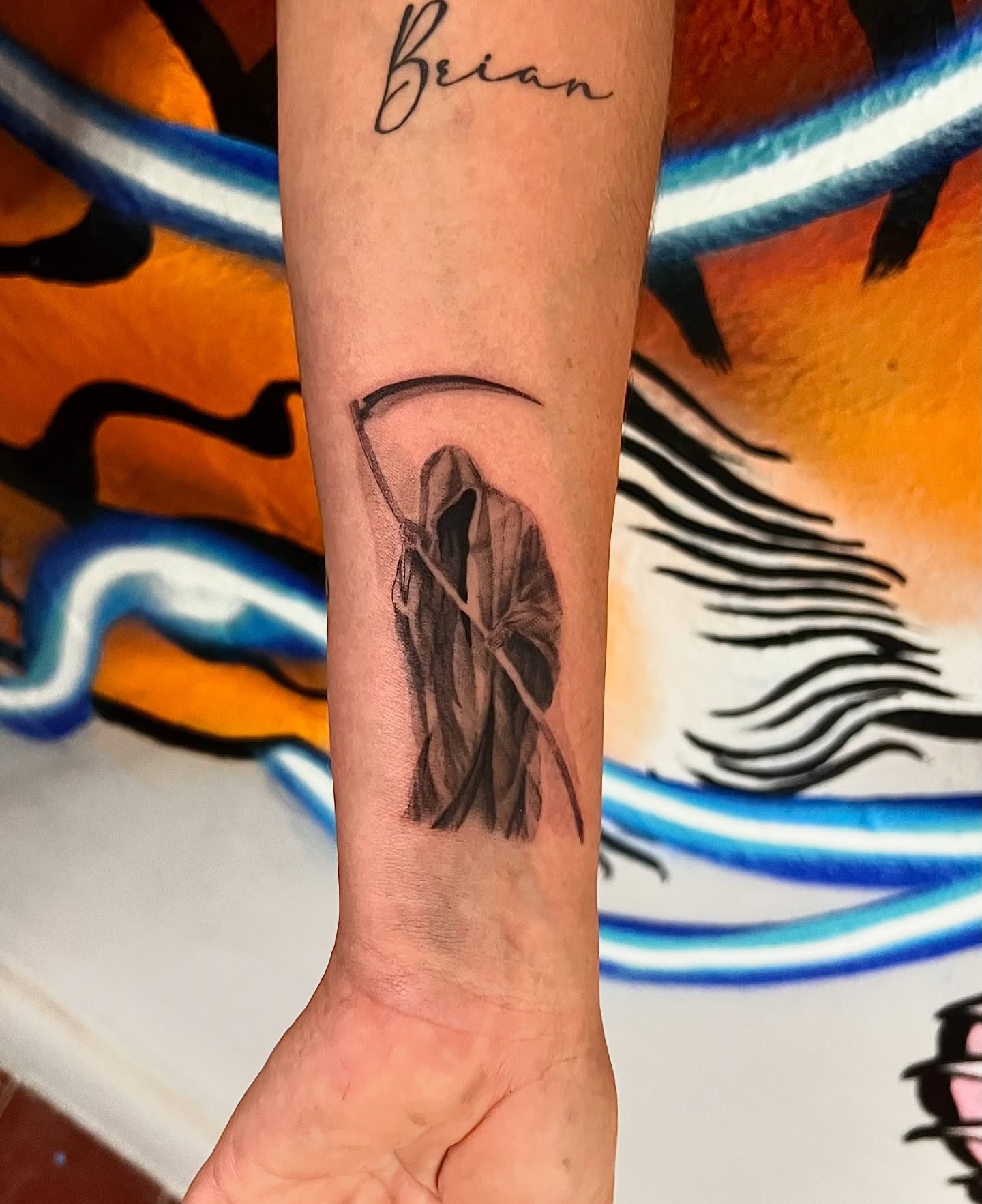 Hooded Grim Reaper
