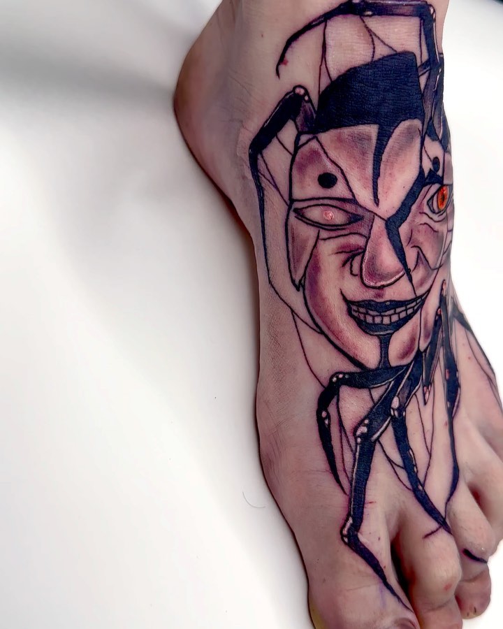 Scary Clown Portrait