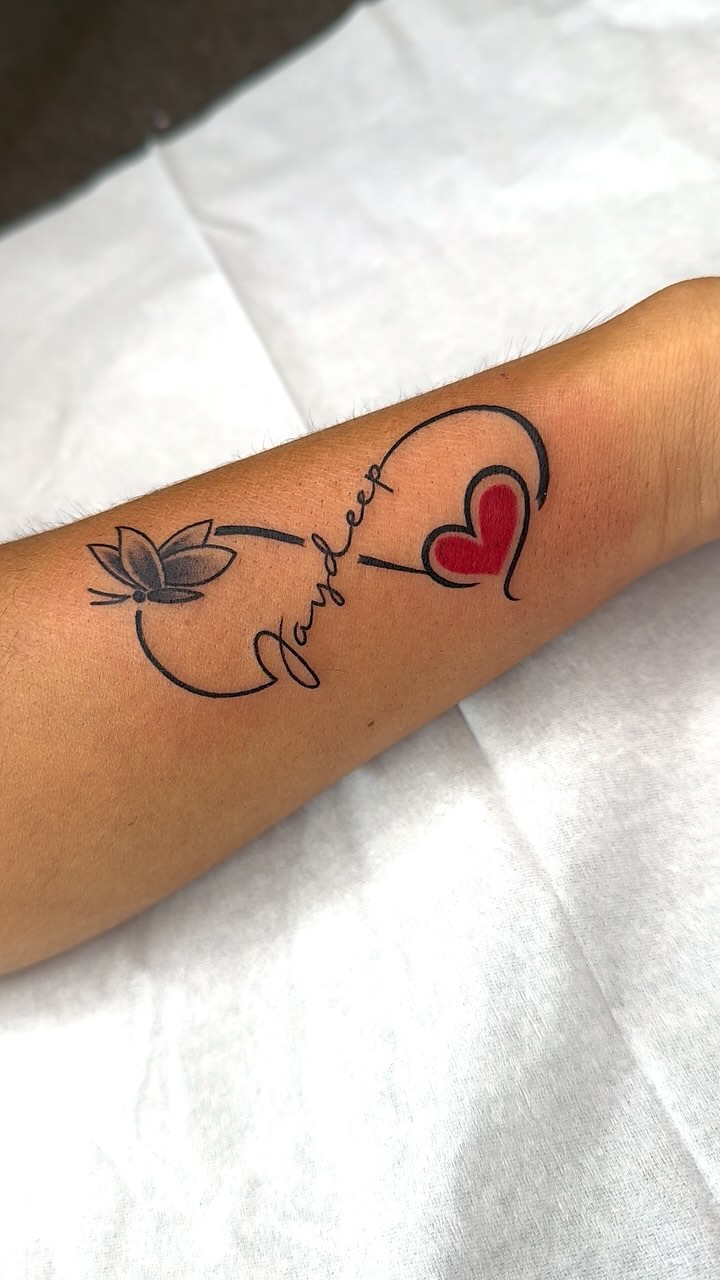 Infinity Heart Tattoo