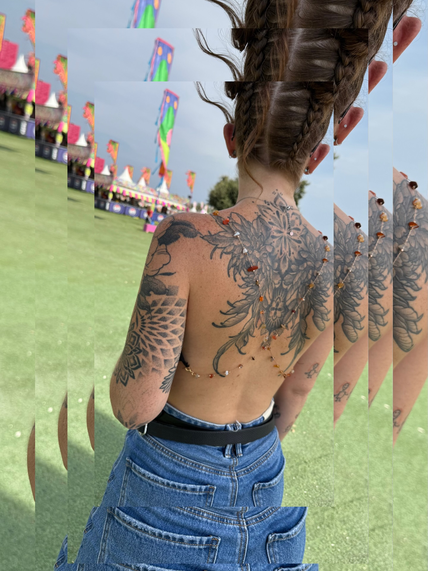 Intricate Floral Backpiece