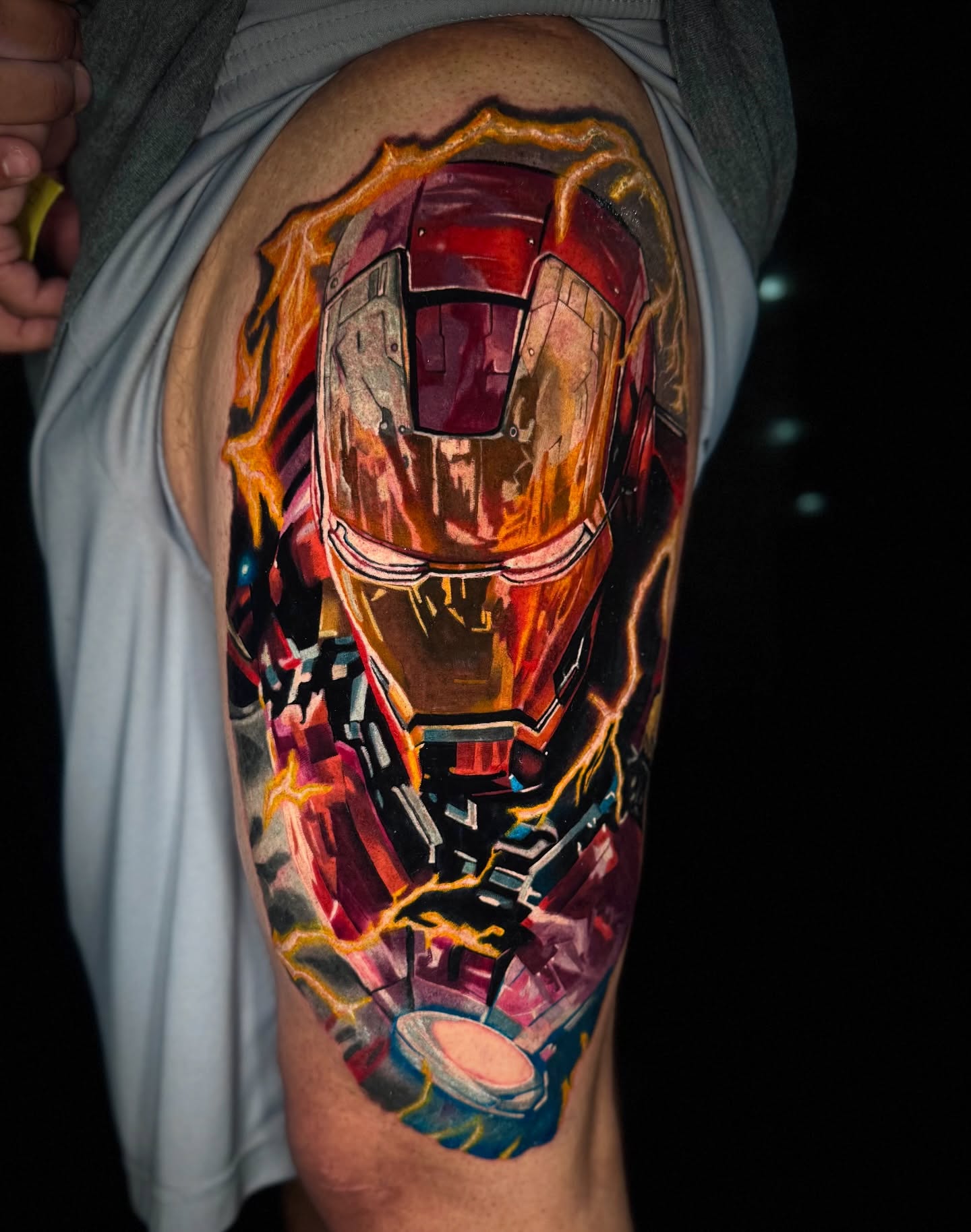 Iron Man Armor Flames