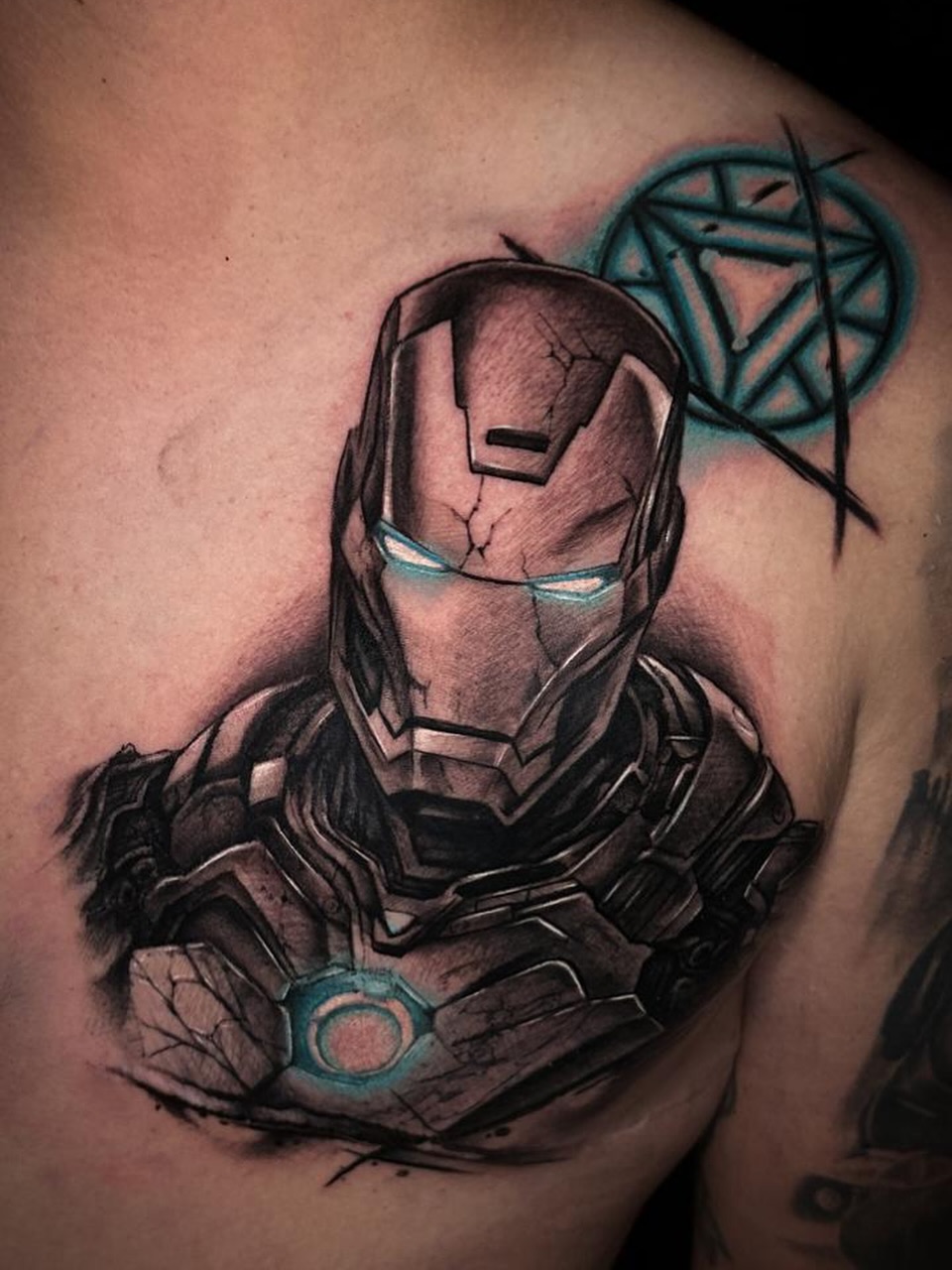 Iron Man Cubist Portrait