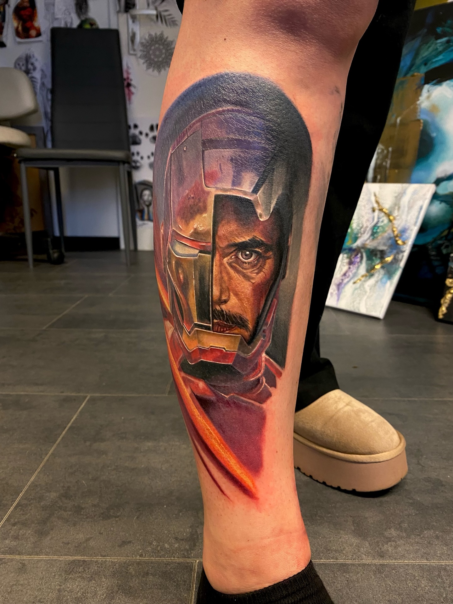 Iron Man Helmet Portrait