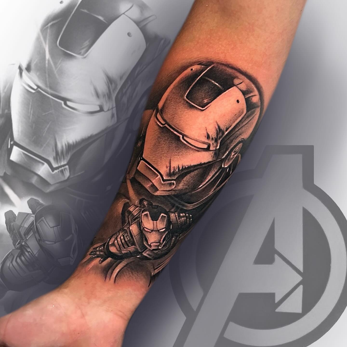 Máscara y Arc Reactor