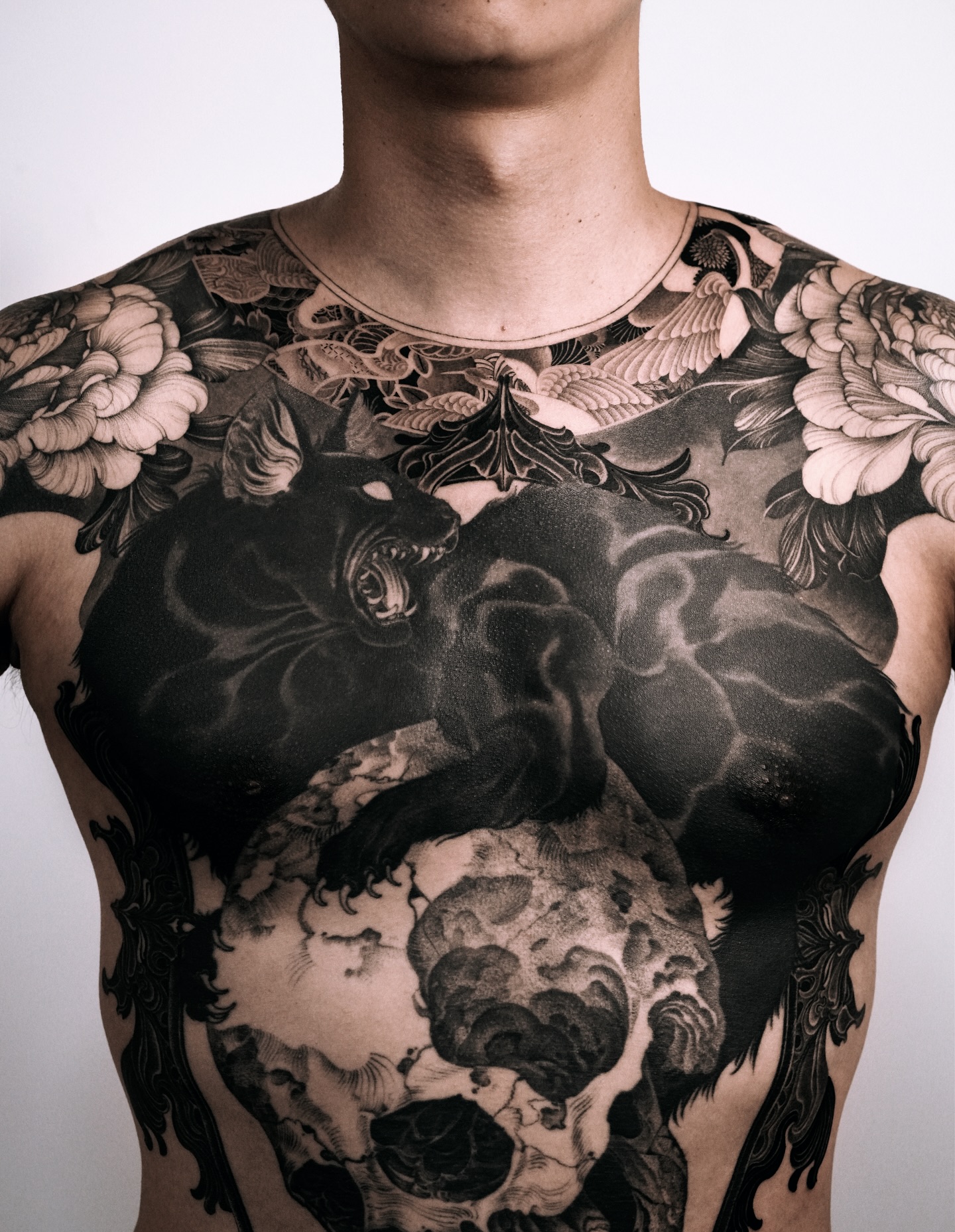 Lion and Floral Armor