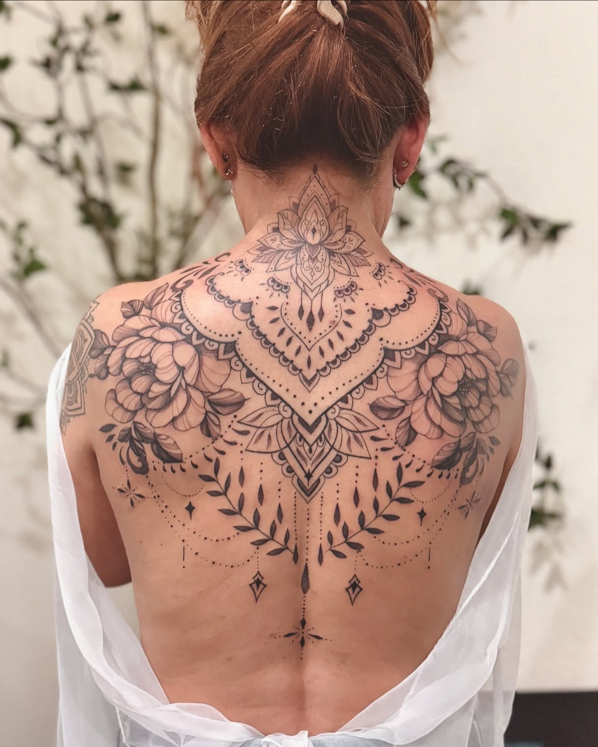 Back Lotus Mandala