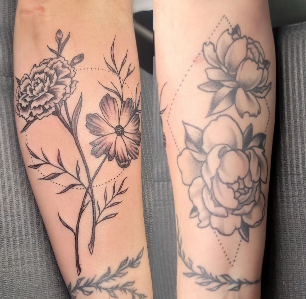Marigold Garden Linework