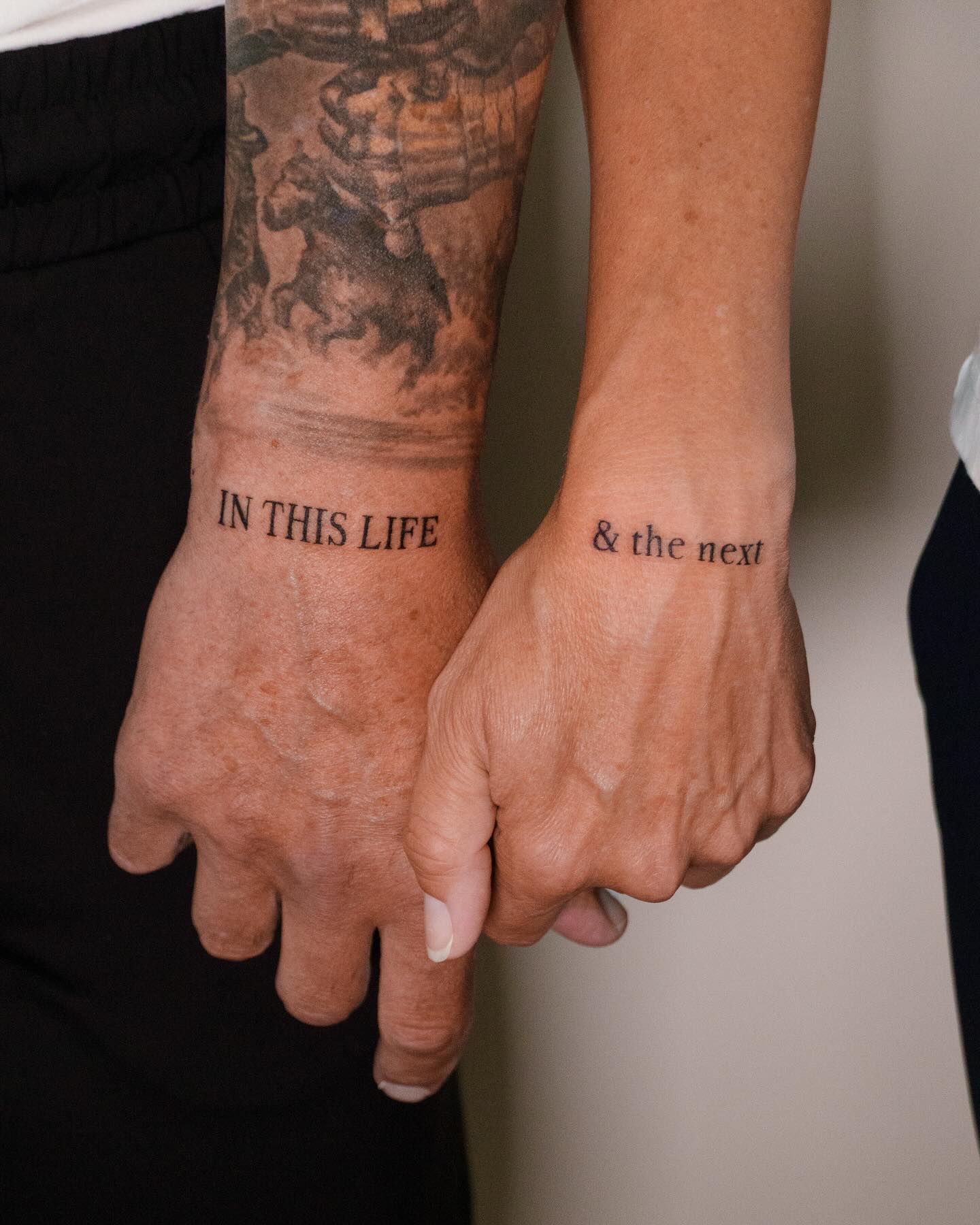 Matching Life Promise Tattoos