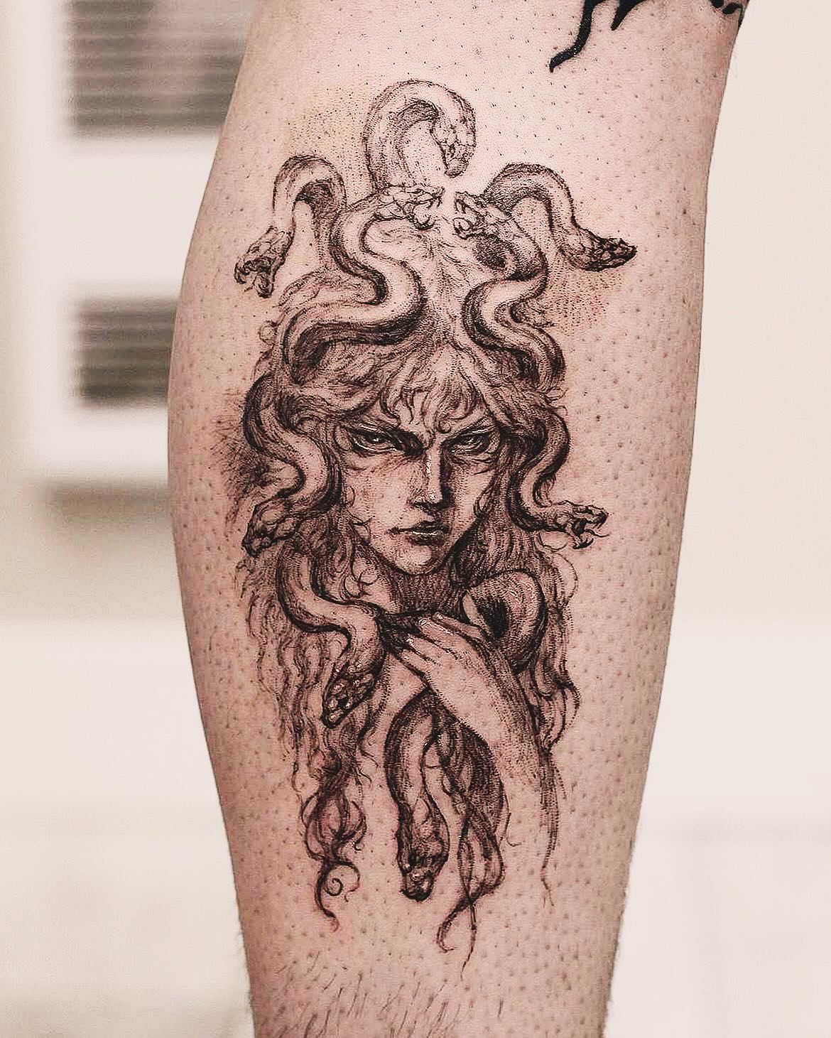 Medusa Stencil Portrait
